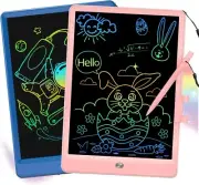Kaihery 2 Pack LCD Writing Tablet for Kids,Colorful 10 inch Drawing Tablet for T