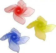 [DEARMAMY] Children Dance Veil Set Square Scarf 6 Pack Super Thin Comfortable for Performances