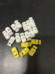 18PCS Plastic Spring Cord Locks for Drawstring, Paracord Toggle Stopper Clasp