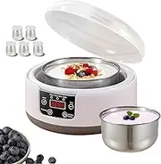 36 Hour Yogurt Maker with Temperature Control, Ultimate Probiotic Yogurt Maker, 1.2L Automatic Digital Yoghurt Maker Machine