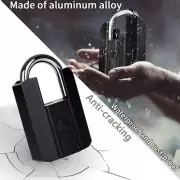 Waterproof Smart Bluetooth Fingerprint Padlock&keys Heavy Duty Locker Lock APP