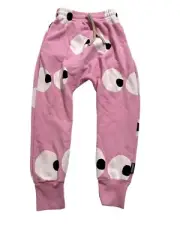 Nununu Side Eyes Baggy Pants in Super Pink