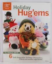 Holiday Hug'ems Crochet Doll Toy & Blankie Patterns Sheila Leslie Annie's NEW
