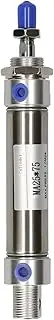 Labymos Mini Pneumatic Air Cylinder 25mm Bore 75mm Stroke Stainless Steel Action Single Rod Mini Air Cylinders