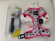 Sassy Woof Soft Mesh Harness Dogs Medium M Disney Minnie Mouse Furminator Deshed
