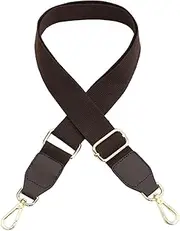 [Generic] Wide Shoulder Strap Adjustable Replacement Belt Crossbody Bag Strap Replacement Handbag Strap with Metal Swivel Hooks for Women Handbags