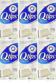 Q-Tips Cotton Swabs, 170 Count, 6-Pack
