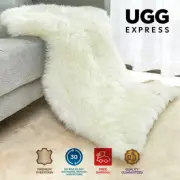 TARRAMARRA® Wool Rug Genuine Australian Sheepskin Long Rug Floor Mat 95cm*65cm