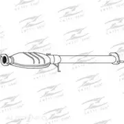 Redback Bolt On Catalytic Converter - C5375