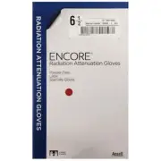 *5-Pairs* Ansell Encore Radiation Attenuation PF Gloves Size-6.5 Latex 20873065