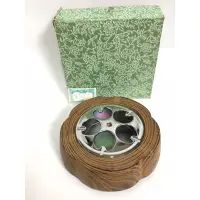 在飛比找蝦皮購物優惠-老日本 木頭紋塑膠胎 鐵內𥚃 煙灰缸/菸灰缸/灰皿 附原紙盒