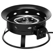 58 000BTU Firebowl Outdoor Portable Propane Gas Fire Pit with Cover and Carry Ki