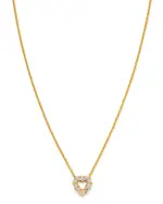 Roberto Coin 18K Yellow Gold Diamond Baby Heart Pendant Necklace, 16-18