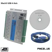 CNC Mach3 USB 4 Axis Motion Control Card Breakout Board 2MHz MK4-V