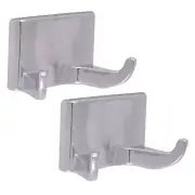 Design House 191304 Millbridge Double Hook Robe Hook - Chrome
