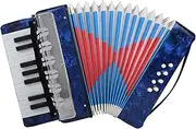 17 Key Accordion, Kids Accordion Teaching Training Interest Cultivation Musical Instrument for Adults Children Students Beginner Musical Instrument