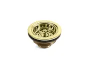 Kallista Unlacquered Brass Sink Strainer - P34004-00-ULB
