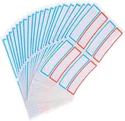 TEHAUX 20 Pcs Blank Address Stickers Adhesive Mailing Labels Sticker Paper for Writing Plain