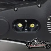 HARLEY DAVIDSON 1986-2006 DYNA SOFTAIL OVAL INSPECTION COVER - Cat Eyes