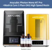 Anycubic Photon Mono M7 Pro LCD 3D Printer 170mm/h+Wash & Cure 3 Plus+2KG Resin