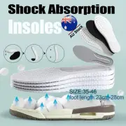 1/2/3 Memory Foam Shock Absorption Insole Comfort Replacement Insoles Soft Foam