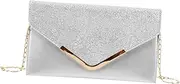 [Healvian] Elegant Dinner Bag for Women Evening Purse Chain Strap Perfect for Wedding Proms Parties