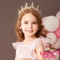 在飛比找Yahoo奇摩購物中心優惠-UNICO 兒童 冰雪奇緣迷艾莎公主風婚禮表演皇冠頭飾/髮飾