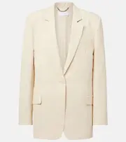 [Stella McCartney] Stella McCartney Oversized blazer AU 2 white