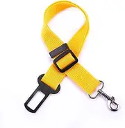 Pet Rope Pet Dog Cat Car Seat Belt Adjustable Harness Seatbelt Lead Leash for Small Medium Dogs Travel Clip Pet Supplies 13 Colors Pet Traction Rope (Size : Yellow)