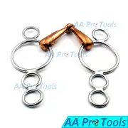 AA Pro: Original Wonder Bit Copper Mouth Twisted Wire Two Side Snaffle BT-0031
