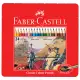 【Faber-Castell】德國輝柏 24色鐵盒油性色鉛筆 115845 公司貨(禮物 美術 繪畫)