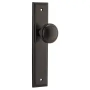 Paddington Knob Stepped Backplate Signature Brass