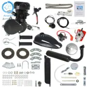 2 Stroke 100cc Bicycle Motor Kit Bike Motorized Petrol Gas Engine Set Black