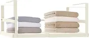 ZFLYCANP Under Shelf Storage, Under Shelf Storage Basket Organizer, Under Shelf Basket for Cabinet Pantry Kitchen Cupboard Desk Counter Bookshelf Organization Add-on (White)