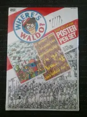 Where's Waldo? Poster Pen Set Rose Art #1871 vintage 1991