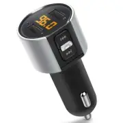 Car bluetooth compatible FM Transmitter Wireless Hands-free Charger 2 5V Call