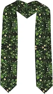 [SKKNT] Hawaiian Print Graduation Shawl Stole For Academic Commencements Honor Sash Congratulations Gift