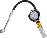ULTECHNOVO Tire Inflation Gauge Tire Pressure Kit High-Precision Inflatable Meter High-Precision Black Tube Lids Lap Automotive Supplies Black Tube Pressure Monitor Stainless Steel
