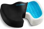 Gel Seat Cushion Non-Slip Ergonomic Gel & Memory Foam Coccyx,Tailbone,Sciatica
