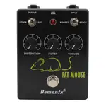 DEMONFX 全新 FAT MOUSE 吉他效果踏板 FUZZ 失真