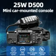 ZASTONE D500 Car-mounted Walkie Talkie UV Dual Band 25W Mini Mobile Car Radio