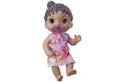 Baby Alive Baby Lil Sounds: Interactive Black Hair Baby Doll for Girls Boys Ages 3 Up, Makes 10 Sound Effects, Including Giggles, Cries, Baby Doll with Pacifier