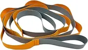 yuksok Yoga Strap Exercise Strap Polyester 240cm Fitness for Pilates, Dance and Gymnastics 10-Loop Yoga Resistance Band Yoga Band
