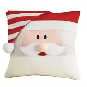 Santa 3D Knitted Pillow