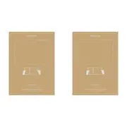 2x Filofax Clipbook A5 Fold-Out Undated Month Planner Refill Office Stationery