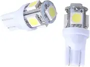 Sosoport 10PCS LED Car Bulbs White Lamp Fit for Map License Plate Trunk Side Marker Backup Lights Easy to Install Durable Design