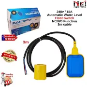 AUTOMATIC FLOAT SWITCH LIQUID LEVEL NC/NO CONTROL SUBMERGE BLIGE SUMP PUMP TANK