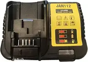 [JANRI] DCB112 12V 18V 20V Volt MAX Replacement Li-Ion Battery Fast Charger Compatible with Dewalt XR DCB184 DCB180 DCB182 DCB181 DCB101 DCB105 DCB115 DCB107 DCB120 DCB206 etc 110V-260V