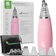 Microderm GLO GEM Diamond Microdermabrasion and Suction Tool - Best Pore Vacuum for Skin Toning - #1 Advanced Facial Treatment Machine - Promotes Collagen Production for Tone, Bright & Clear Skin