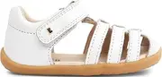 [Bobux] Step Up Jump Closed Baby First Steps Sandals, White, 6 AU